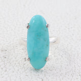 Amazonite Sterling Silver Ring