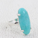 Amazonite Sterling Silver Ring