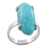 Amazonite Sterling Silver Ring