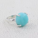 Amazonite Sterling Silver Ring