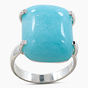 Amazonite Sterling Silver Rings