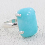 Amazonite Sterling Silver Ring