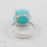 Amazonite Sterling Silver Ring