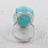 Amazonite Sterling Silver Ring