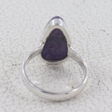 Purple Sugilite Silver Ring