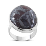 Hematite Ring 925 Sterling Silver