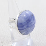 Sodalite Gemstone Sterling Silver Ring