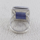 Sodalite Gemstone Sterling Silver Ring