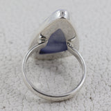 Sodalite Gemstone Sterling Silver Ring