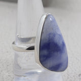 Sodalite Gemstone Sterling Silver Ring