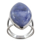 Sodalite Gemstone Sterling Silver Ring