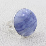 Sodalite Gemstone Sterling Silver Ring