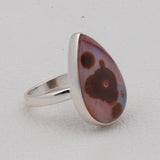 Beautiful & Natural Ocean Jasper 925 Sterling Silver Designer Ring