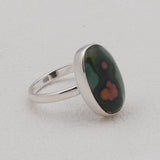 Beautiful & Natural Ocean Jasper 925 Sterling Silver Designer Ring