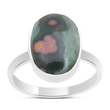 Beautiful & Natural Ocean Jasper 925 Sterling Silver Designer Ring