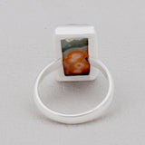 Beautiful & Natural Ocean Jasper 925 Sterling Silver Designer Ring