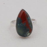 Beautiful & Natural Ocean Jasper 925 Sterling Silver Designer Ring