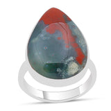 Beautiful & Natural Ocean Jasper 925 Sterling Silver Designer Ring