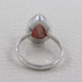 Rhodochrosite Silver Ring