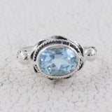 Mexican Turquoise Silver Ring