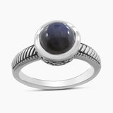 Pink Opal Silver Rings