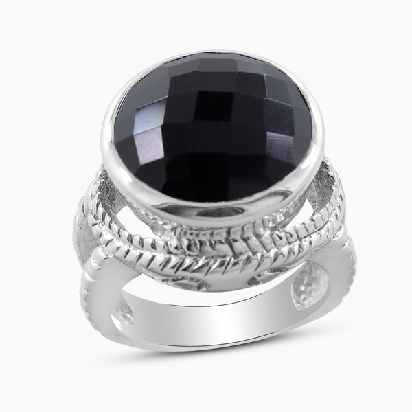 925 Sterling Silver Black Onyx Rings