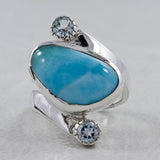 Sponge Coral Sterling Silver Rings