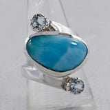 Sponge Coral Sterling Silver Rings