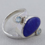 Sponge Coral Sterling Silver Rings