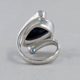 Sponge Coral Sterling Silver Rings