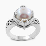 Rainbow Moonstone Silver Rings