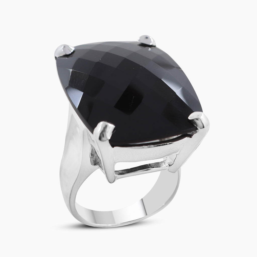 Smoky Quartz 925 Sterling Silver Rings