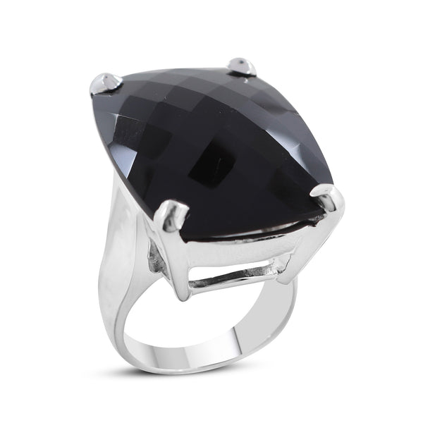 Smoky Quartz  925 Sterling Silver Ring