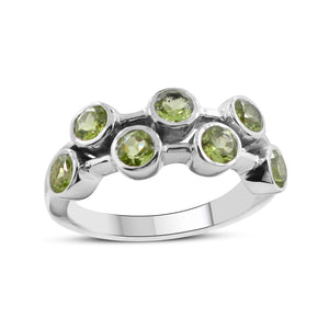 Peridot Silver Ring