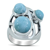 Larimar Silver Ring