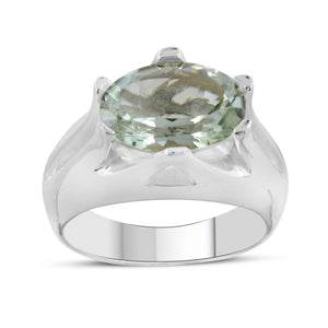 Purple Amethyst Sterling Silver Rings