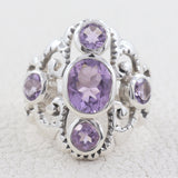 Amethyst gemstone 925 Sterling Silver Ring