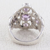 Amethyst gemstone 925 Sterling Silver Ring