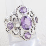 Amethyst gemstone 925 Sterling Silver Ring