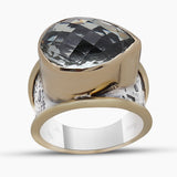 Citrine Silver Rings