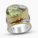 Citrine Silver Rings