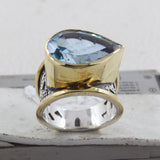 Citrine Silver Ring