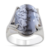 Natural Lapis Lazuli 925 Sterling Silver Ring