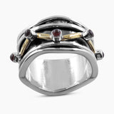 925 Sterling Silver Garnet Rings