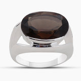 Green Amethyst Silver Rings