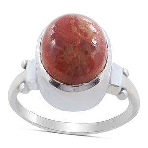 Sponge Coral Silver Ring
