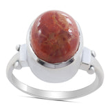 Sponge Coral Silver Ring