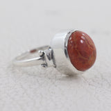 Sponge Coral Silver Ring