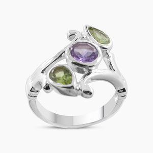 925 Sterling Silver Blue Topaz Rings