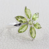 Peridot Gemstone 925 Sterling Silver Ring